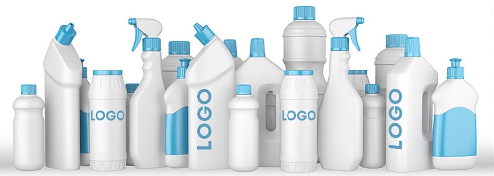 Water bottles manufactured in factory